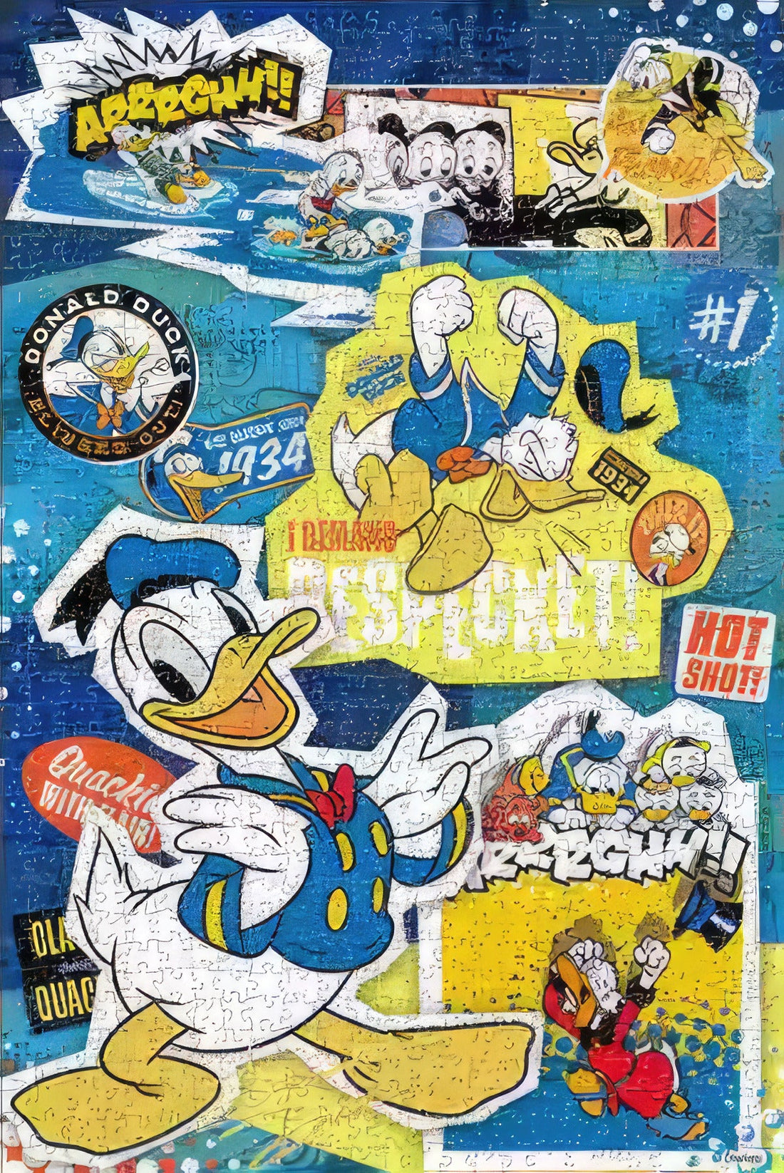 gu-bu-3181-disney-series---donald-duck-1000-pieces-jigsaw-puzzle