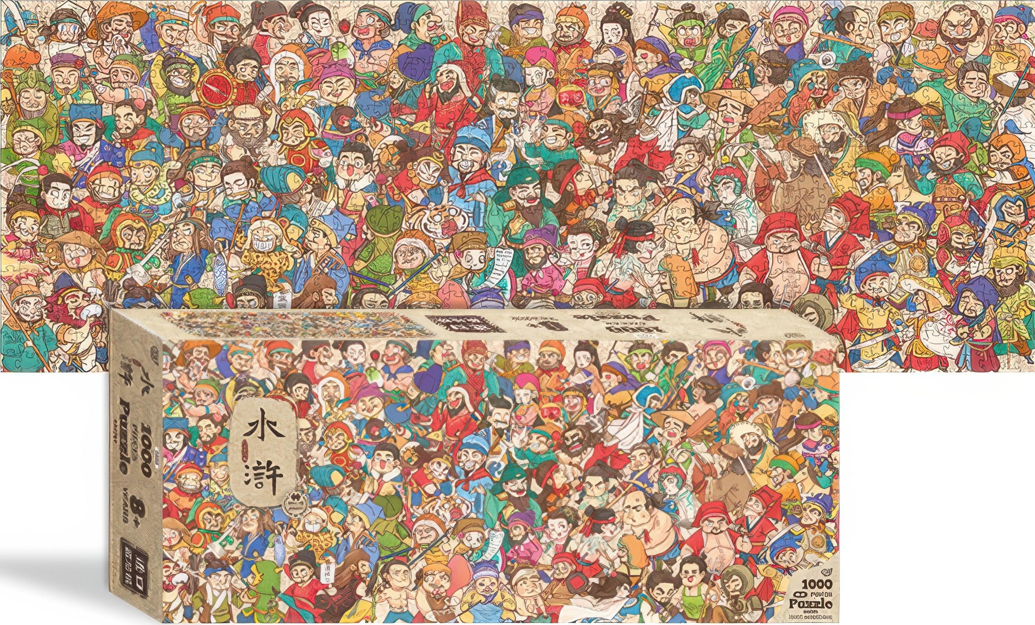 gu-bu-3252-cards-shui-hu-1000-pieces-jigsaw-puzzle