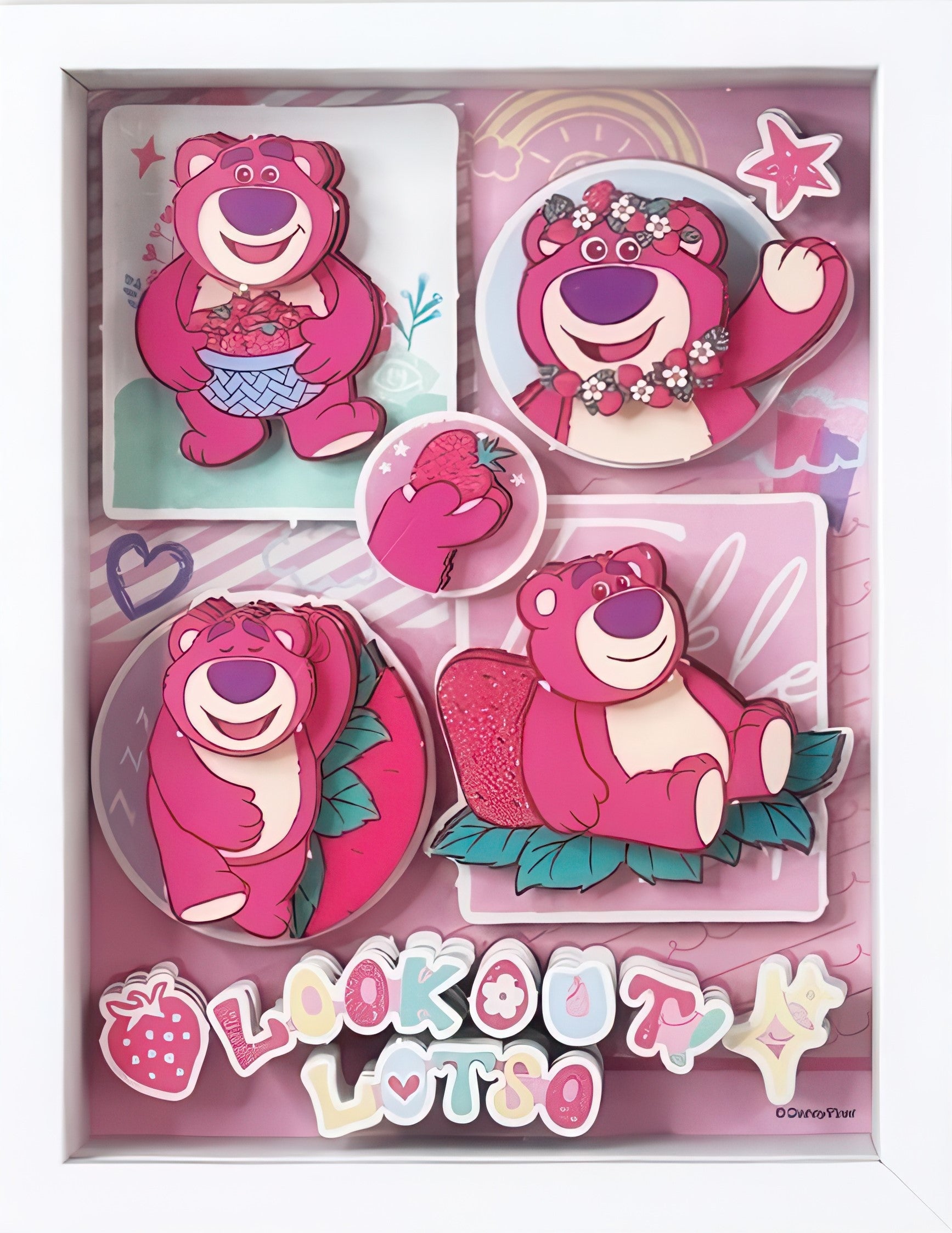 gu-bu-3942-strawberry-bear-48-pieces-paper-craft