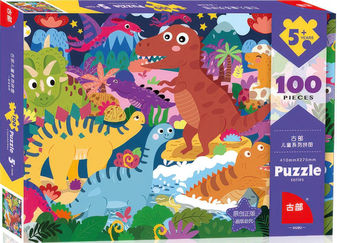 gu-bu-4063-dinosaur-world-100-pieces-jigsaw-puzzle