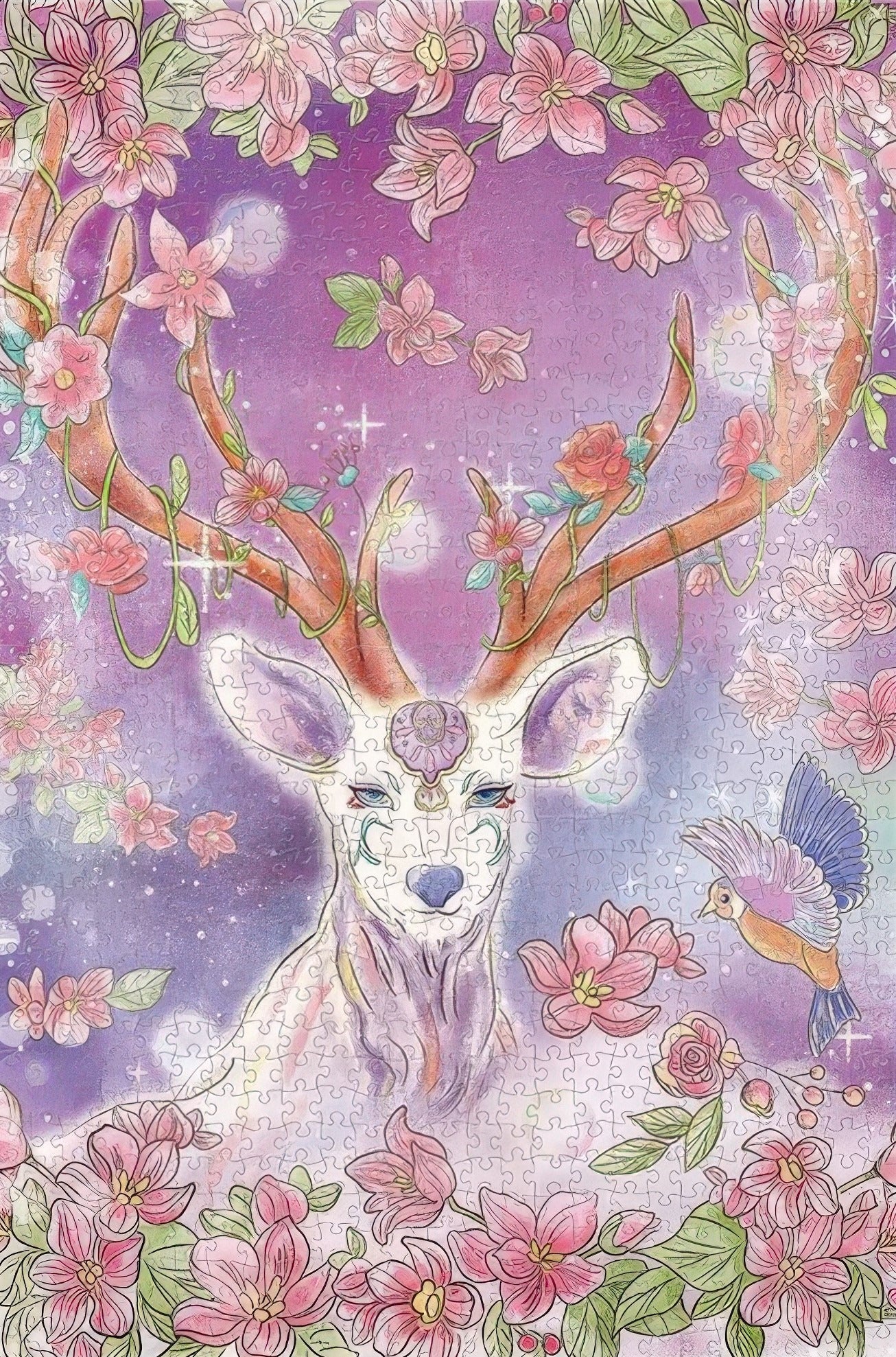 gu-bu-4305-dream-elk-1000-pieces-jigsaw-puzzle