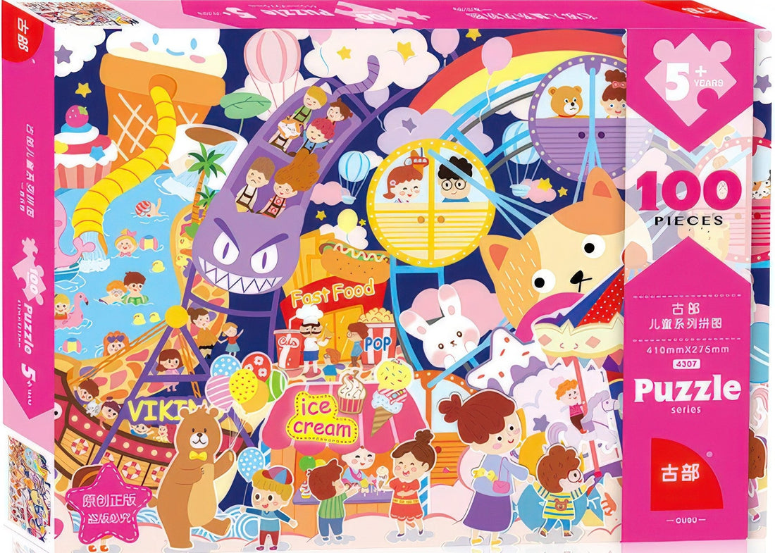 gu-bu-4307-amusement-park-100-pieces-jigsaw-puzzle
