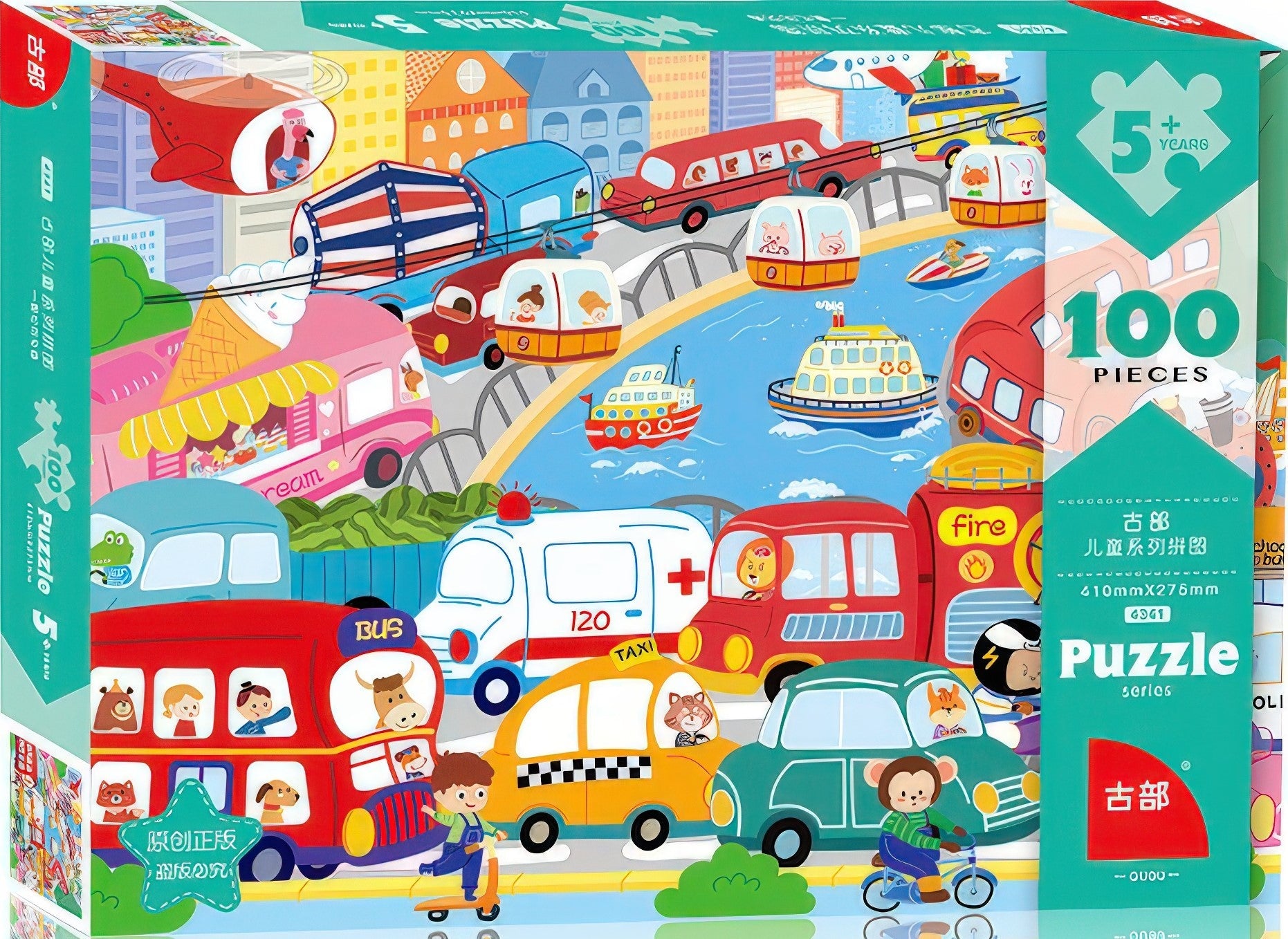 gu-bu-4341-busy-traffic-100-pieces-jigsaw-puzzle