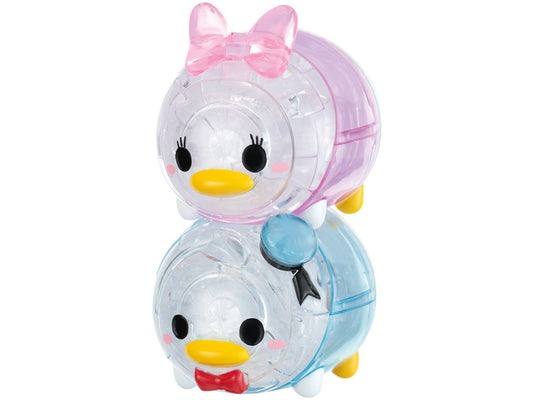 Hanayama • Daisy Duck, Donald Duck • Donald & Daisy　46 PCS　Crystal　3D Puzzle