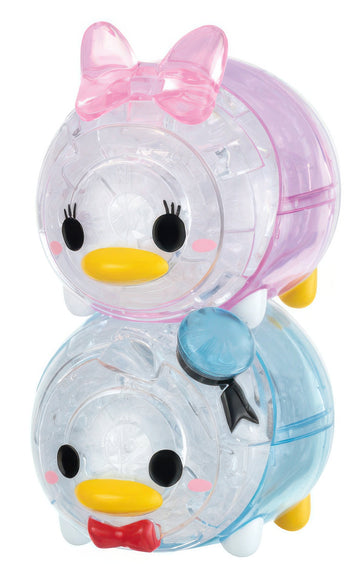 hanayama-06565-crystal-gallery-tsum-tsum:-donald-&-daisy-46-pieces-3d-puzzle
