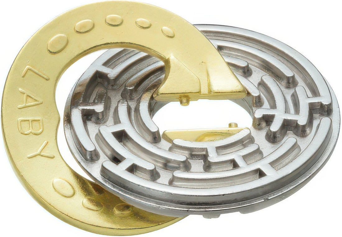 hanayama-07544-huzzle-cast-laby-gold-silver-puzzle-game