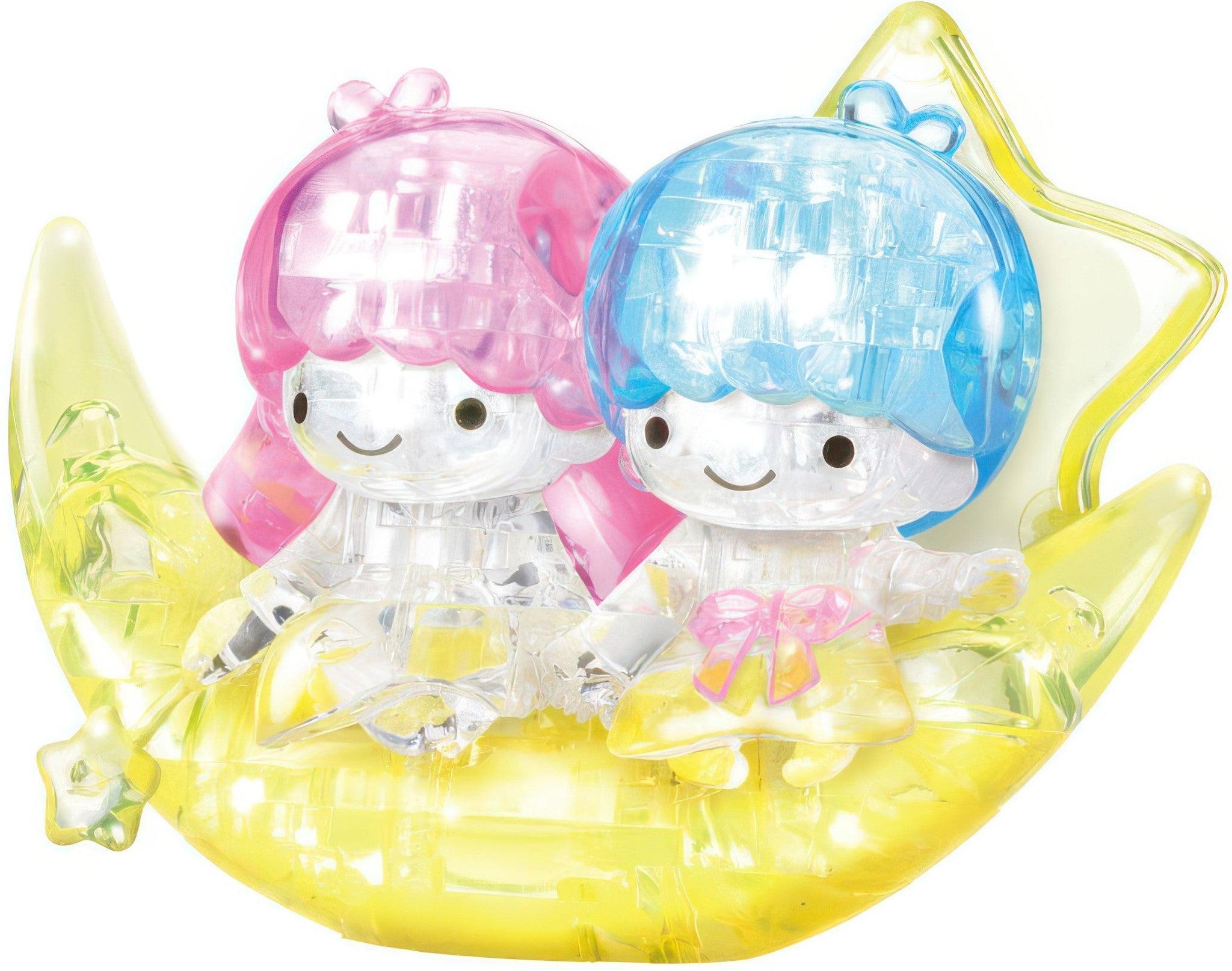 hanayama-07643-crystal-gallery-little-twin-stars-moon-51-pieces-3d-puzzle