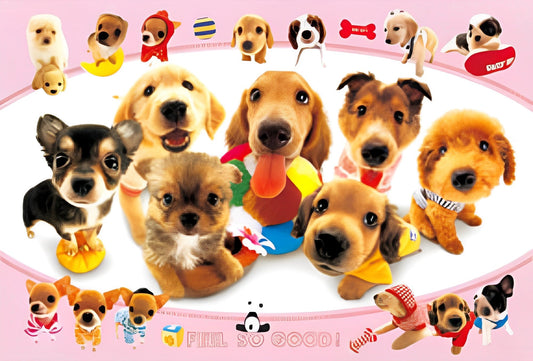 HM 100-267　Puppy　1000 Pieces Jigsaw Puzzle