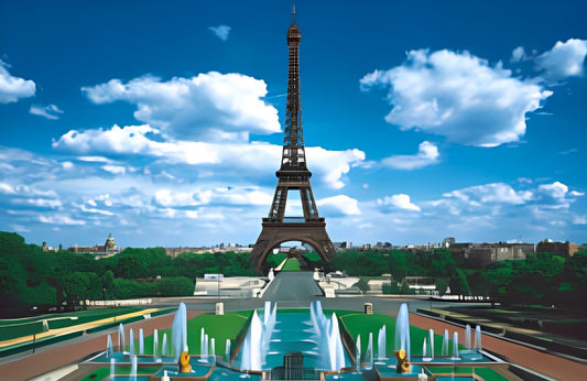 HM 100-276　Champ de Mars, Paris　1000 Pieces Jigsaw Puzzle