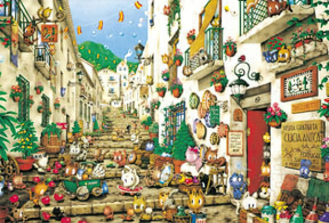 hm-1000-088-elf-cat-on-the-stairs-1000-pieces-jigsaw-puzzle