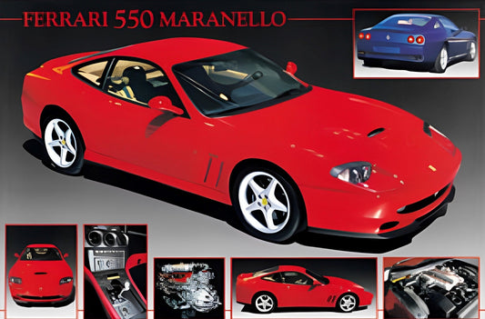 HM 1000-099　Ferrari 550 Sports Car　1000 Pieces Jigsaw Puzzle