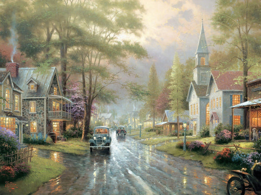 HM 1000-106　Dirt Road in Rainy Day　1000 Pieces Jigsaw Puzzle