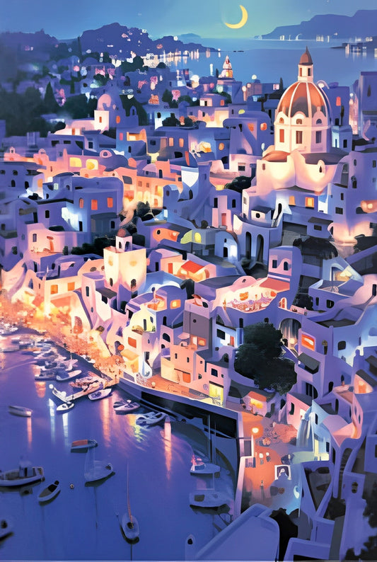 HM 1000-161　Harbor Night View　1000 Pieces Jigsaw Puzzle