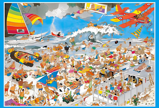 HM 1000-164　Summer Beach　1000 Pieces Jigsaw Puzzle