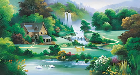 HM 200-054　Natural Landcape　2000 Pieces Jigsaw Puzzle