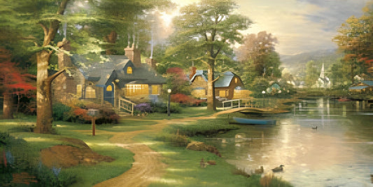 HM 2000-006　Country Farmhouse　2000 Pieces Jigsaw Puzzle