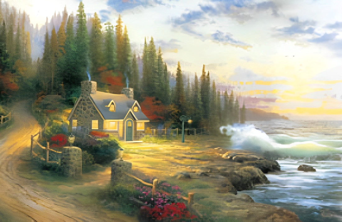 hm-2000-014-hut-by-the-shore-2000-pieces-jigsaw-puzzle