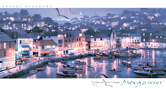 HM 2000-019　Port Night Scene　2000 Pieces Jigsaw Puzzle