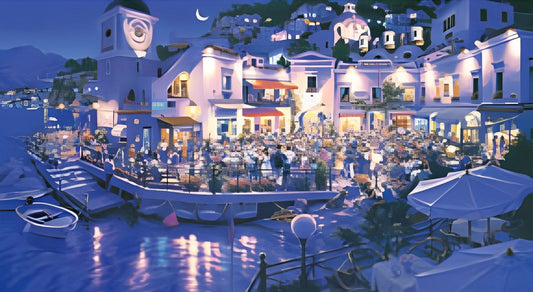 HM 2000-032　Bustling Port　2000 Pieces Jigsaw Puzzle