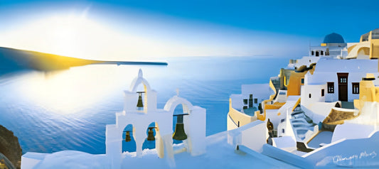 HM 51-001　Santorini　510 Pieces Jigsaw Puzzle