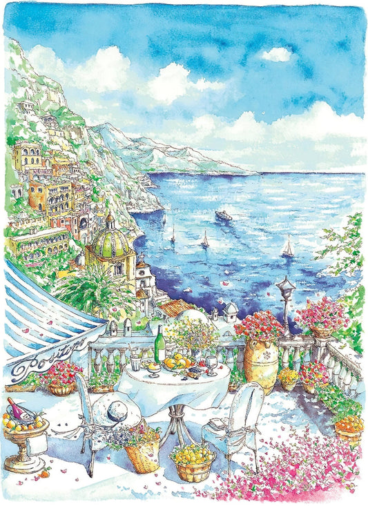 HM 52-605　Seaside Restaurant　520 Pieces Jigsaw Puzzle