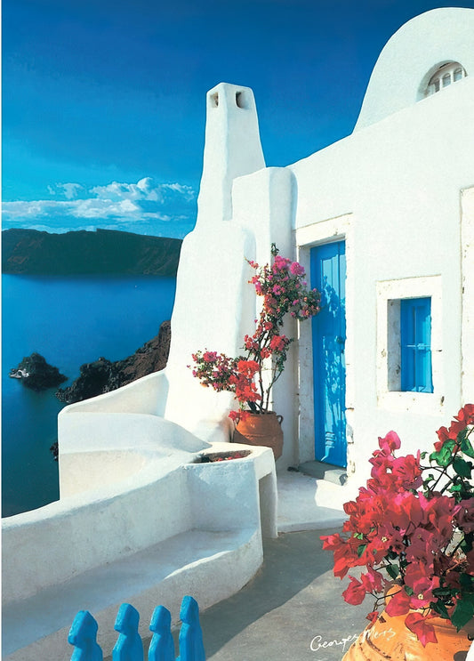 HM 52-606　Santorini (3)　520 Pieces Jigsaw Puzzle