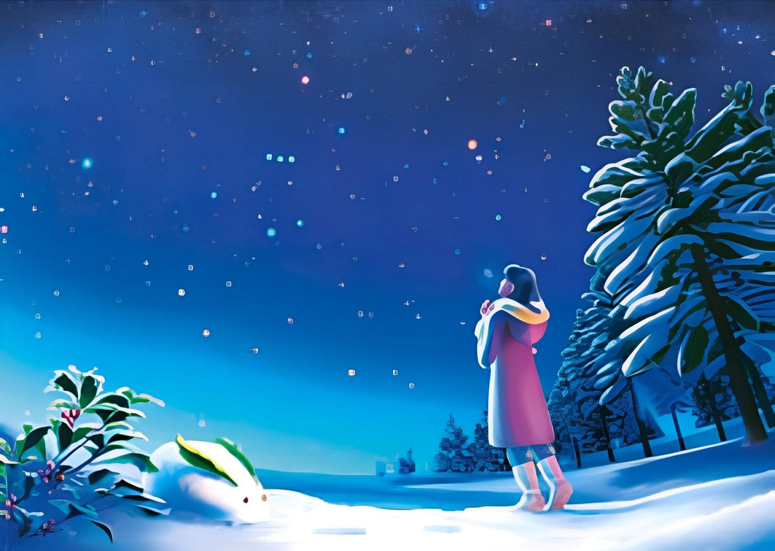 hm-520-096-snowy-night-520-pieces-jigsaw-puzzle