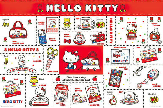 Hundred Pictures HP01000-121　Hello Kitty • Creative Life Things　1000 Pieces Jigsaw Puzzle