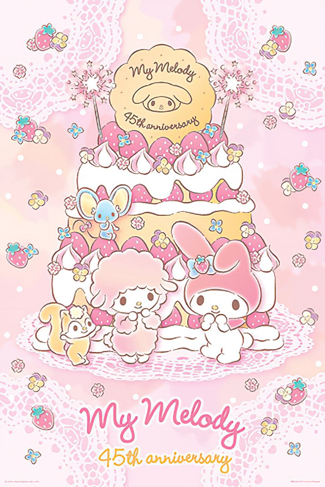 hundred-pictures-hp01000-136-my-melody-sweet-strawberry-cake-1000-pieces-jigsaw-puzzle