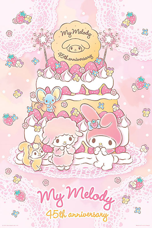 Hundred Pictures HP01000-136　My Melody • Sweet Strawberry Cake　1000 Pieces Jigsaw Puzzle