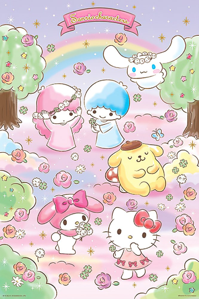 hundred-pictures-hp01000-142-sanrio-characters-fantasy-garden-1000-pieces-jigsaw-puzzle
