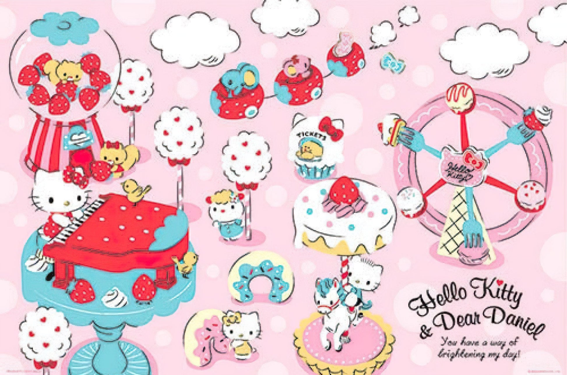 hundred-pictures-hp01000-192-hello-kitty-&-dear-daniel-strawberry-heart-paradise-1000-pieces-jigsaw-puzzle