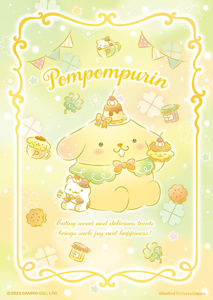 hundred-pictures-hp0108-258-pompompurin-(gorgeous-dessert-series)-sandwich-cookie-108-pieces-jigsaw-puzzle