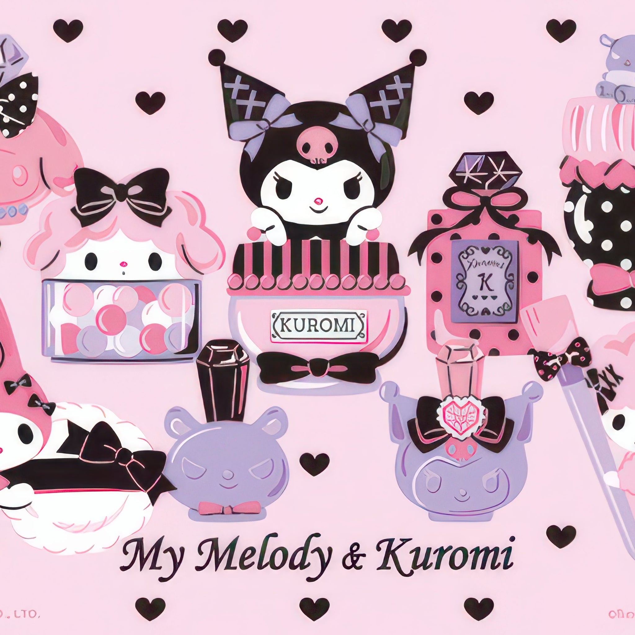 hundred-pictures-hp0108-269-my-melody-&-kuromi-beauty-love-108-pieces-jigsaw-puzzle