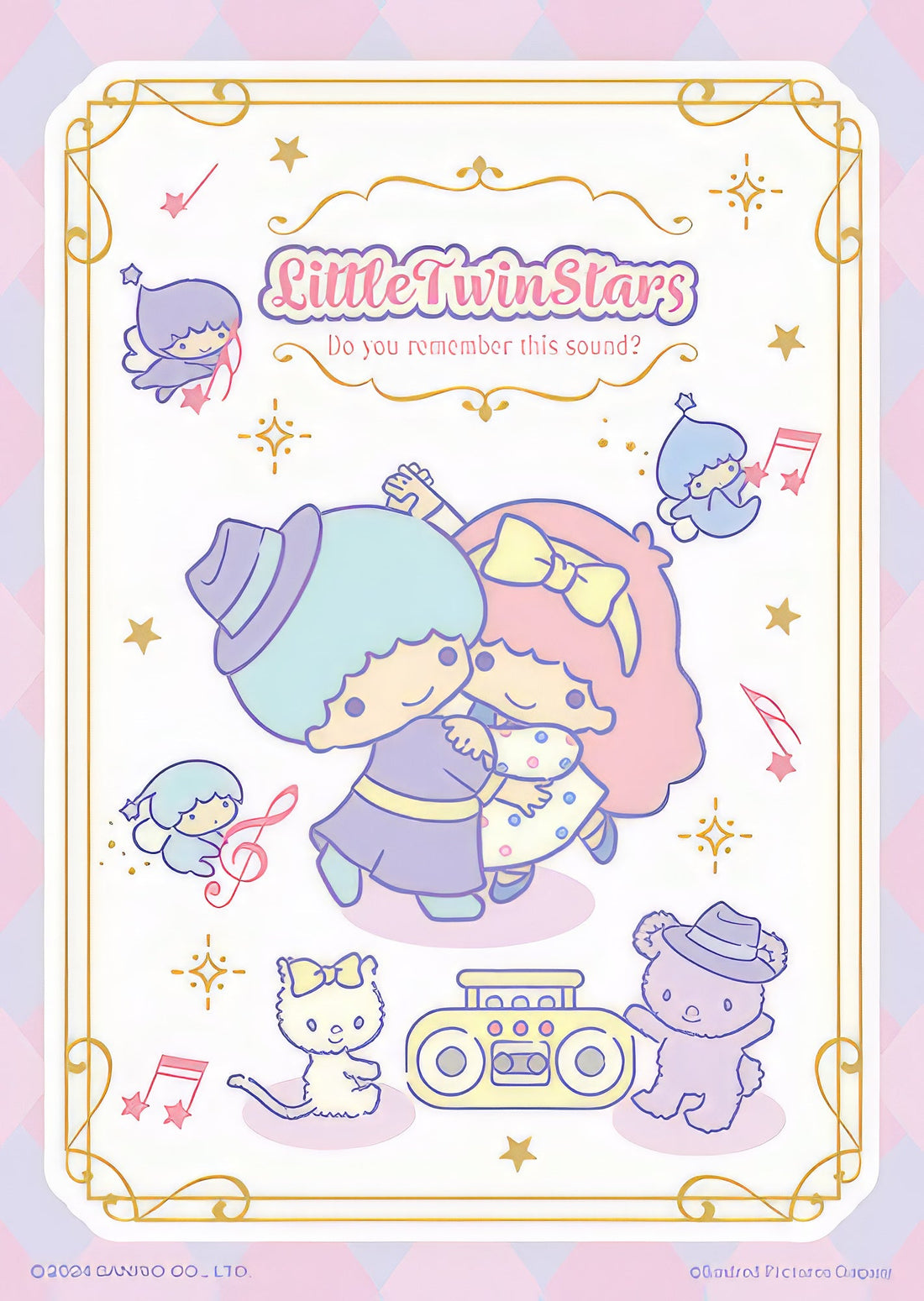 hundred-pictures-hp0108-284-little-twin-stars-(retro-music-series)-waltz-108-pieces-jigsaw-puzzle