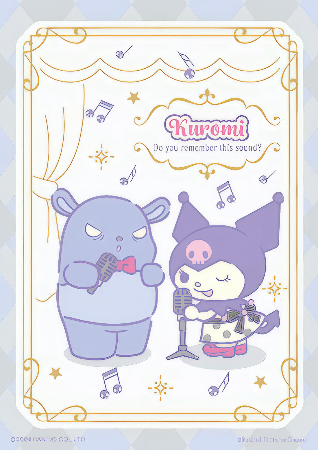 hundred-pictures-hp0108-286-kuromi-(retro-music-series)-elegant-singing-108-pieces-jigsaw-puzzle