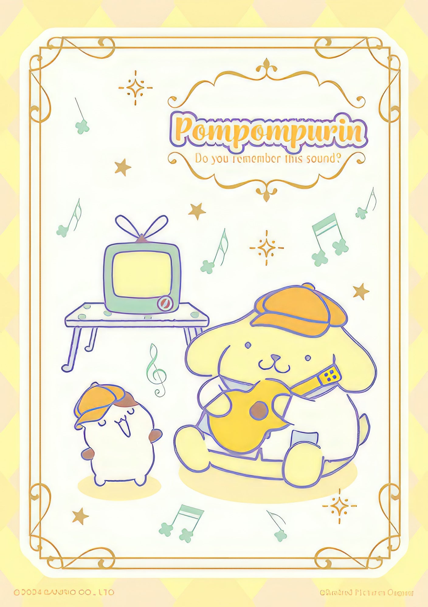 hundred-pictures-hp0108-288-pompompurin-(retro-music-series)-guitar-melody-108-pieces-jigsaw-puzzle