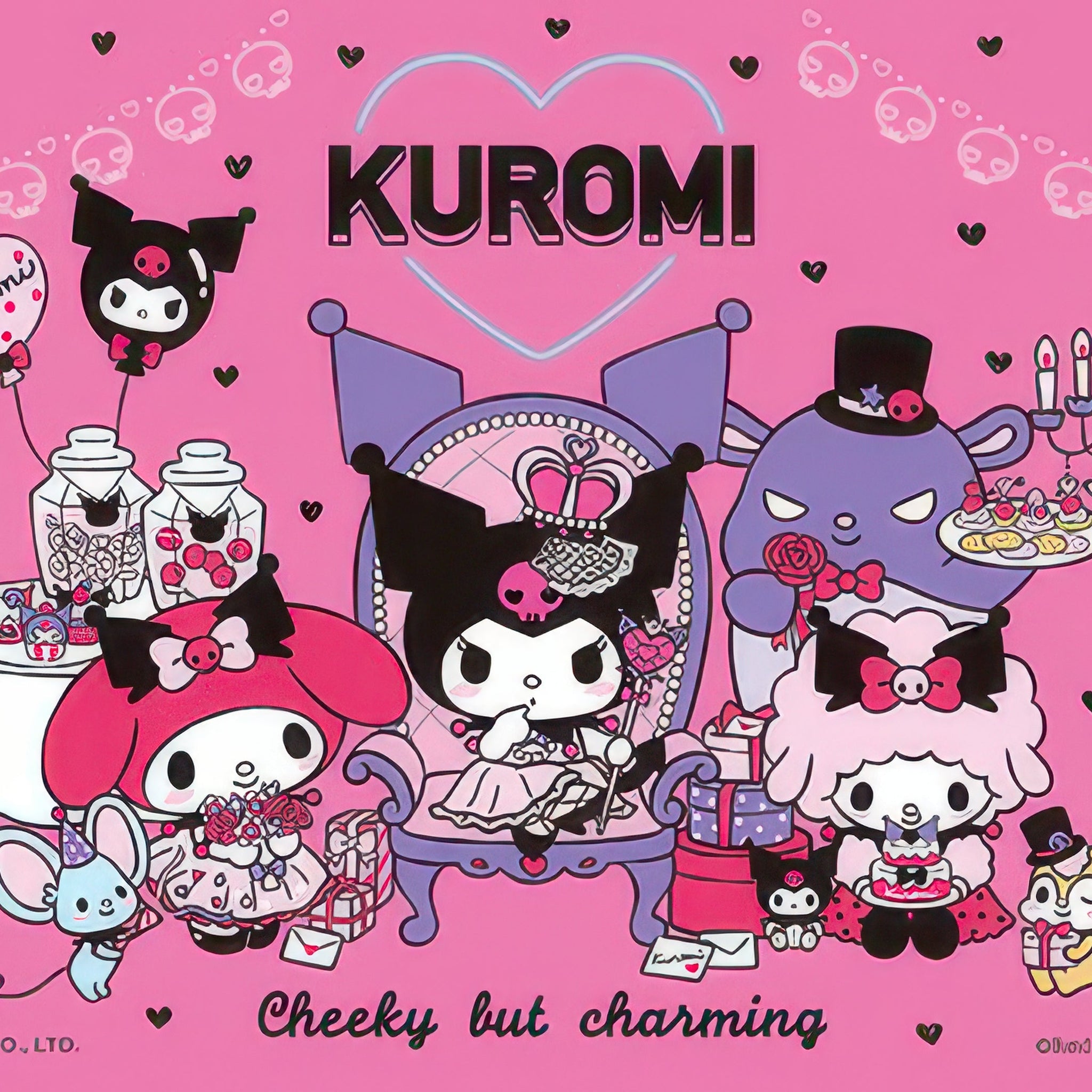 hundred-pictures-hp0108-289-kuromi-fashion-little-princess-108-pieces-jigsaw-puzzle
