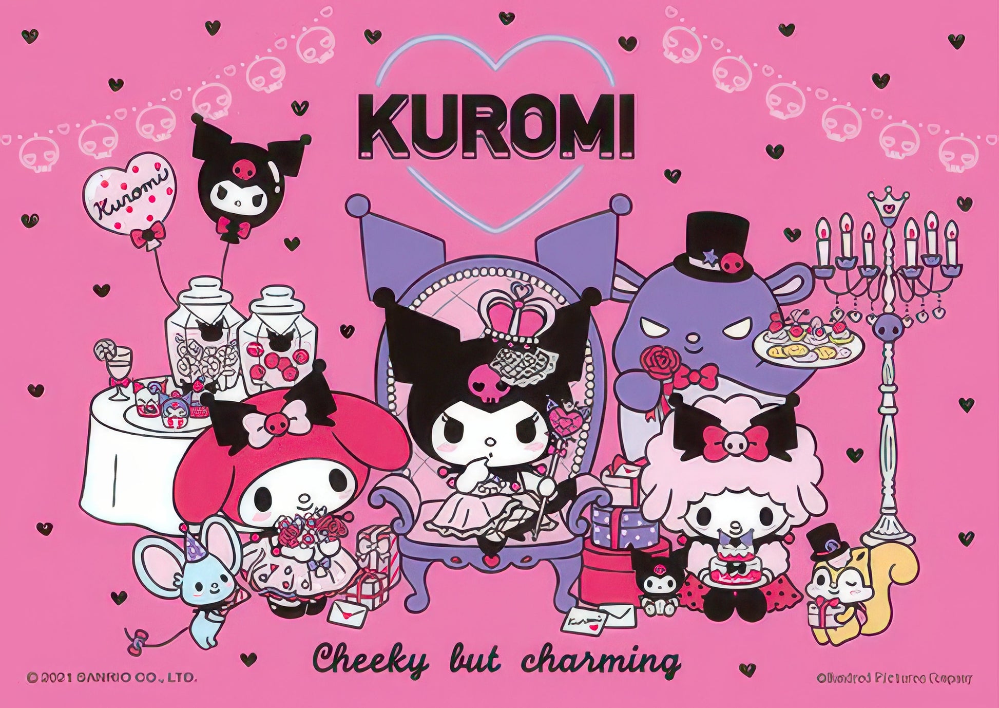 hundred-pictures-hp0108-289-kuromi-fashion-little-princess-108-pieces-jigsaw-puzzle