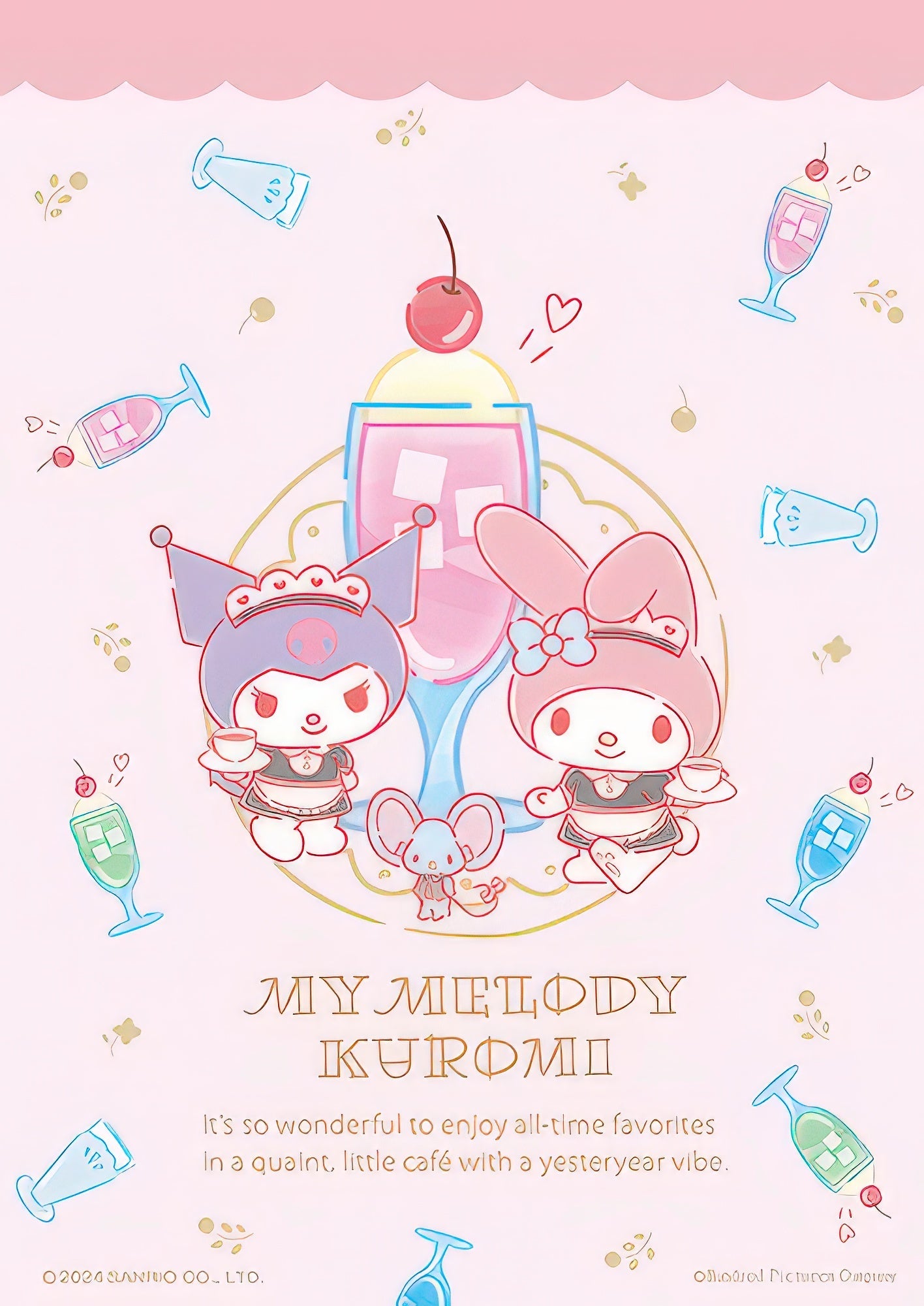 hundred-pictures-hp0108-293-my-melody-&-kuromi-maid-drink-shop-108-pieces-jigsaw-puzzle