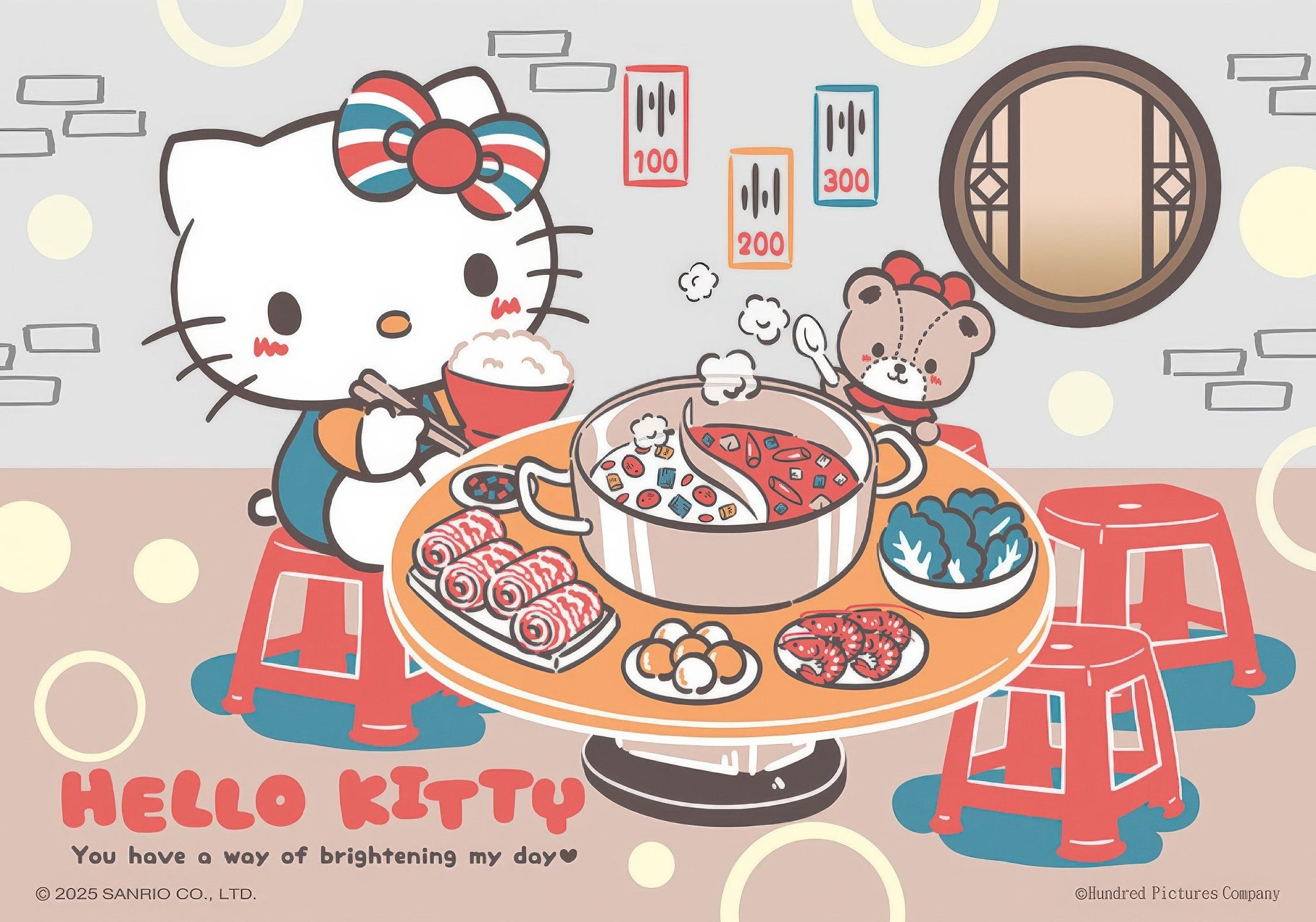 hundred-pictures-hp0108-301-hello-kitty-(local-series)-reunion-banquet-108-pieces-jigsaw-puzzle