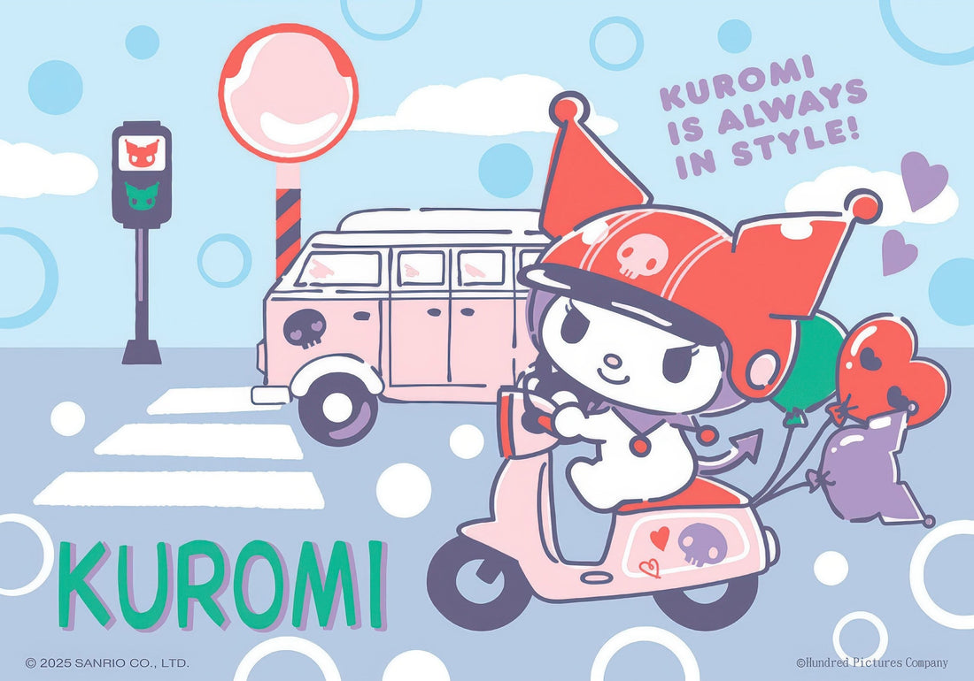 hundred-pictures-hp0108-304-kuromi-(local-series)-scooter-trip-108-pieces-jigsaw-puzzle