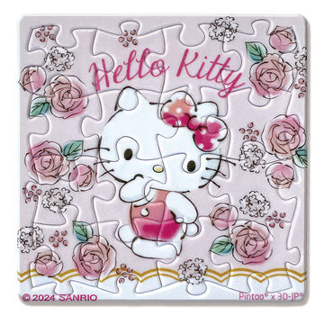 hundred-pictures-hp0116013-hello-kitty-(flower-series)-red-rose-16-pieces-magnet-puzzle