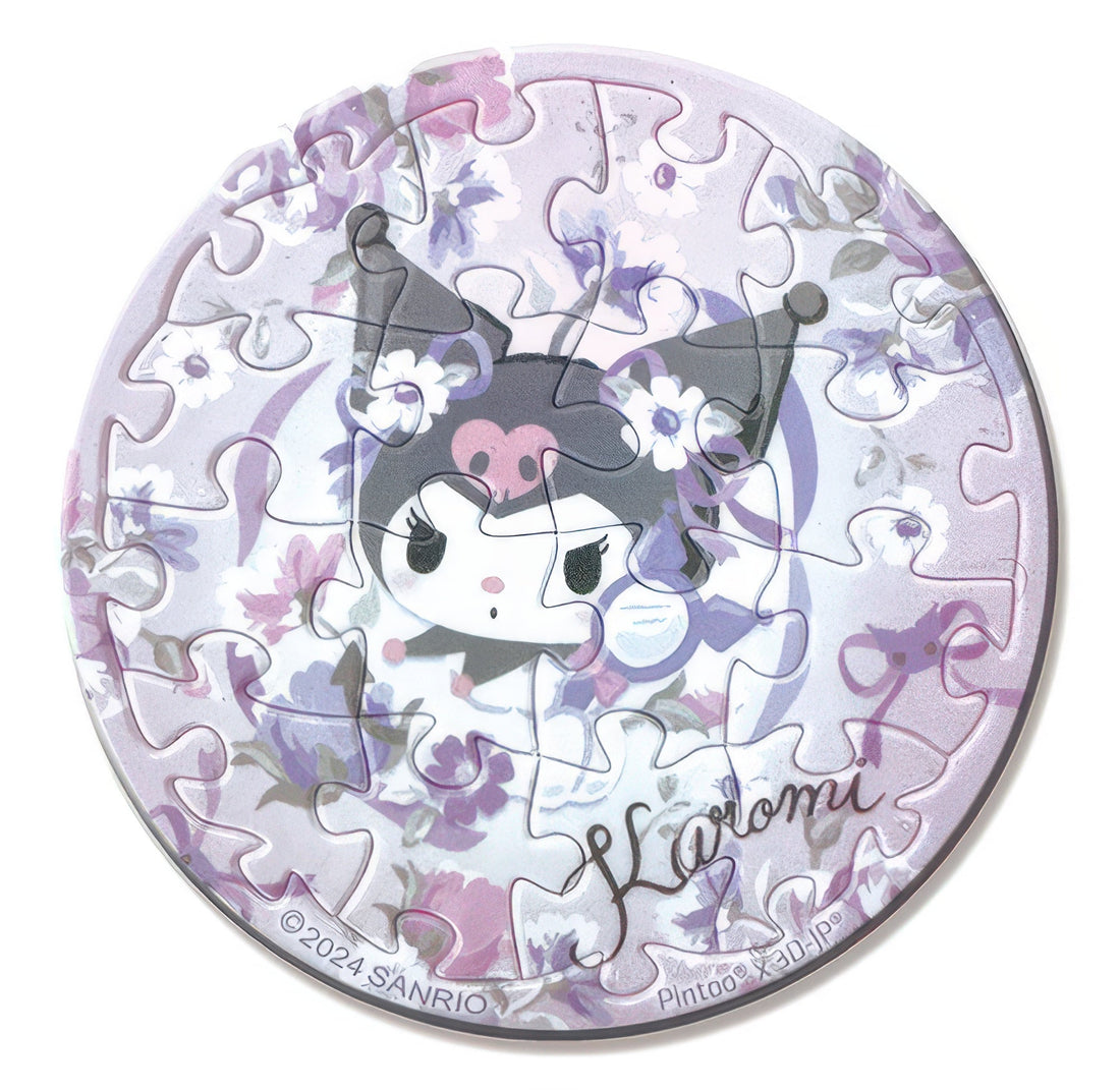 hundred-pictures-hp0116016-kuromi-(flower-series)-purple-rose-16-pieces-magnet-puzzle