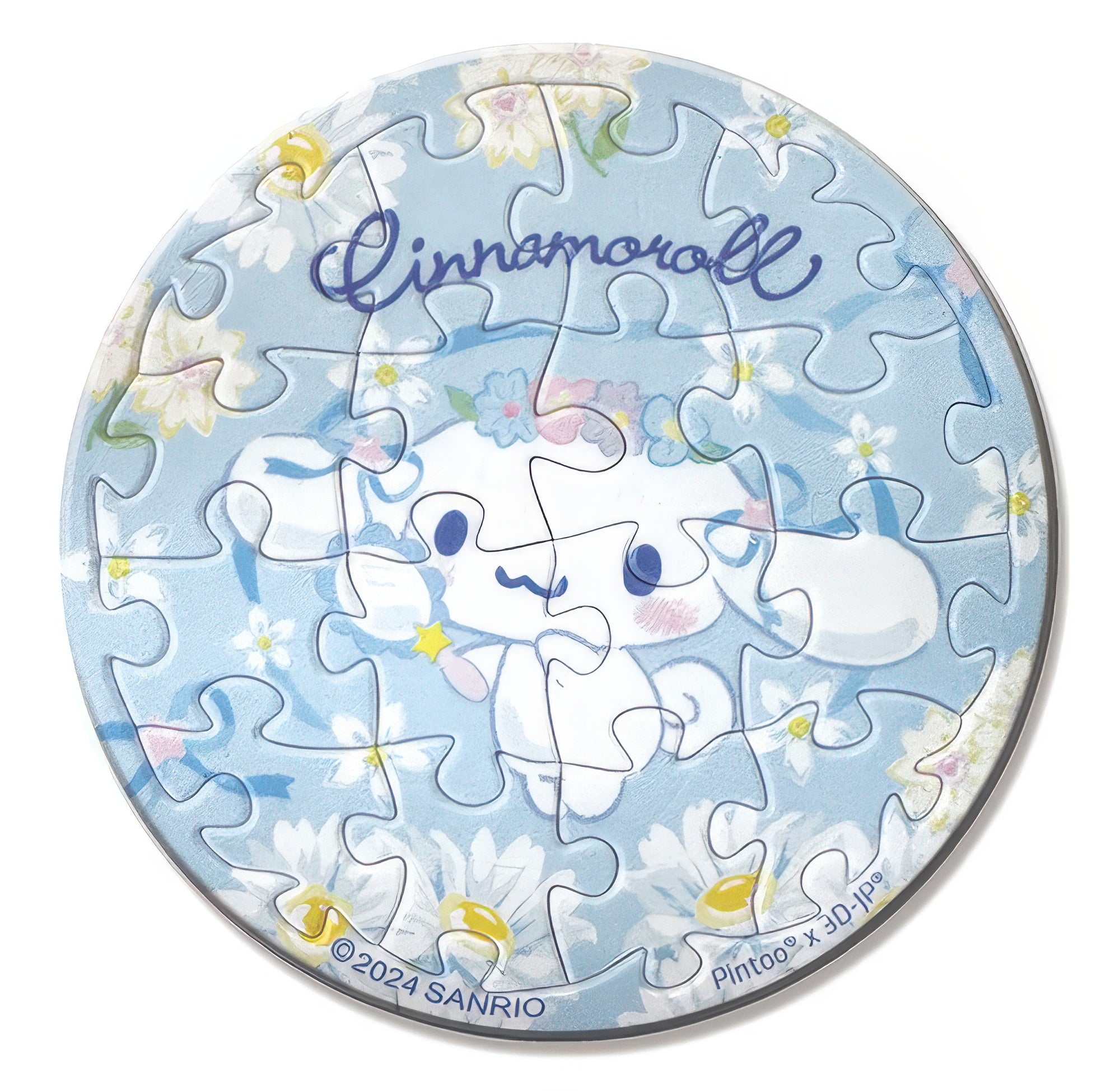 hundred-pictures-hp0116017-cinnamoroll-(flower-series)-daisy-16-pieces-magnet-puzzle