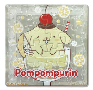hundred-pictures-hp0116024-pompompurin-(sparkling-water-series)-sweet-and-sour-orange-16-pieces-magnet-puzzle