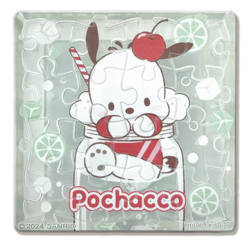 hundred-pictures-hp0116025-pochacco-(sparkling-water-series)-green-lemon-16-pieces-magnet-puzzle