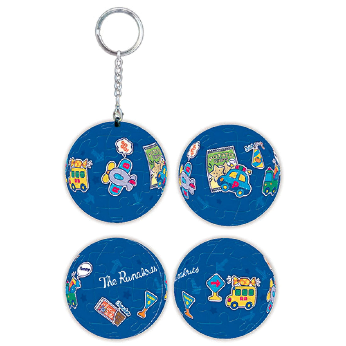 hundred-pictures-hp0124242-the-runabouts-24-pieces-plastic-keychain-puzzle