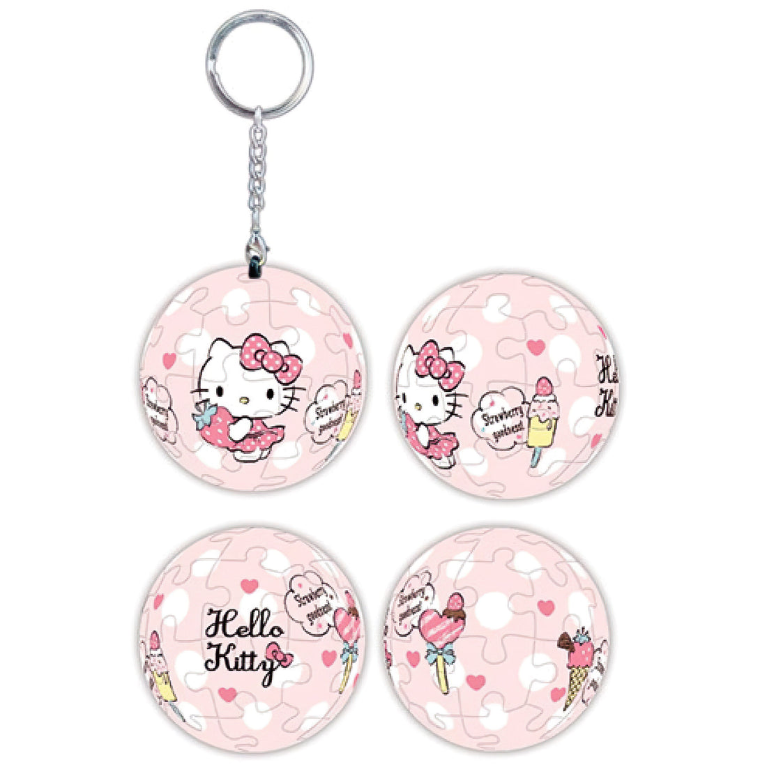 hundred-pictures-hp0124245-hello-kitty-strawberry-ice-cream-24-pieces-plastic-keychain-puzzle