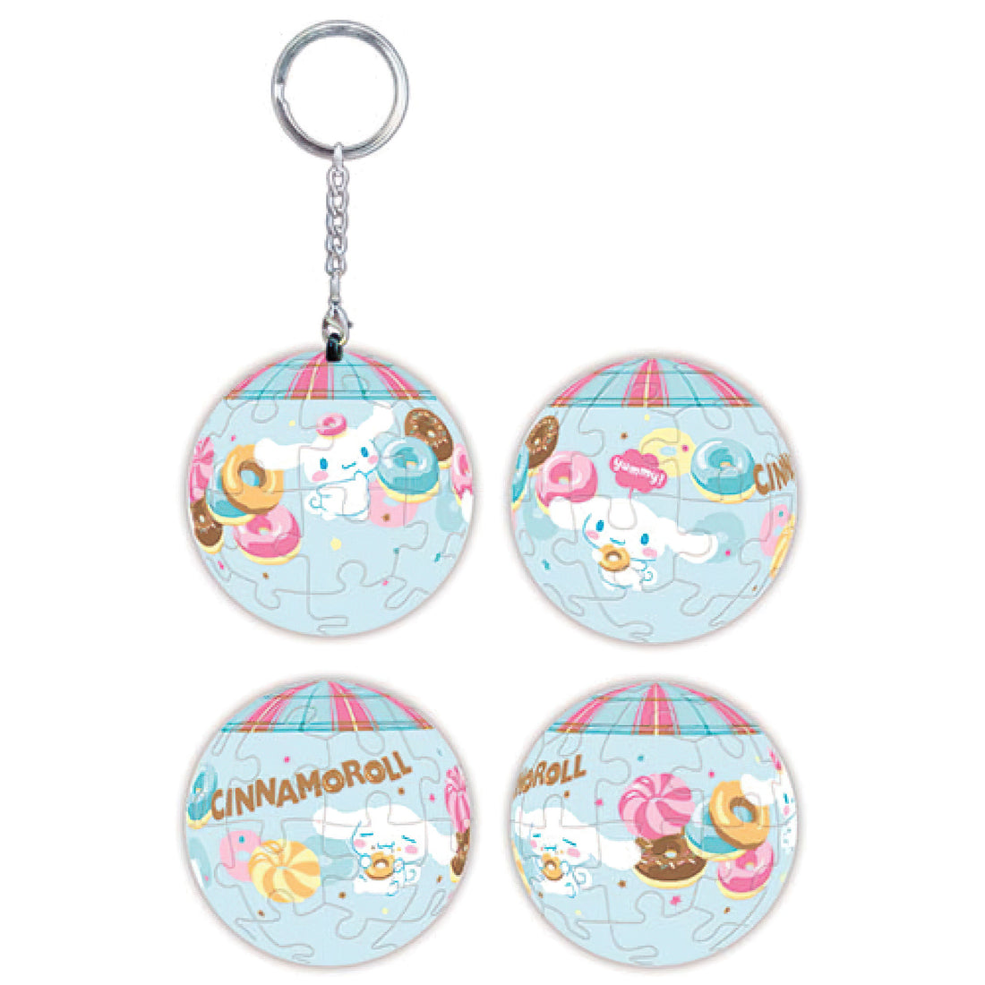 hundred-pictures-hp0124263-cinnamoroll-colourful-donuts-24-pieces-plastic-keychain-puzzle